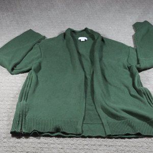 J. Jill Size M Green Cardigan